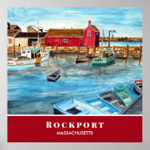 Rockport Harbor Massachusetts New England USA