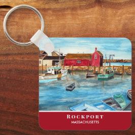 Rockport Harbor Massachusetts New England USA Schlüsselanhänger