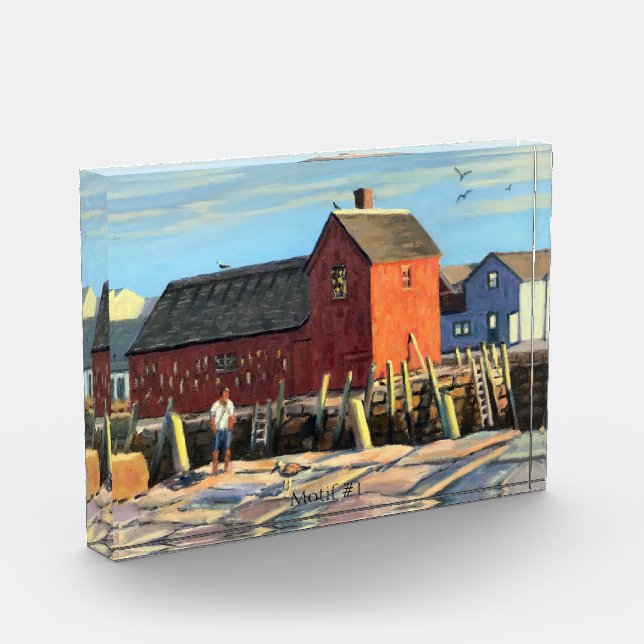 Rockport MA Landschaftlich Motif #1 Fotoblock (Links)