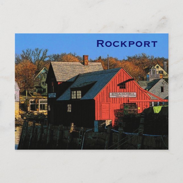 Rockport (Motif #1) Postkarte (Vorderseite)
