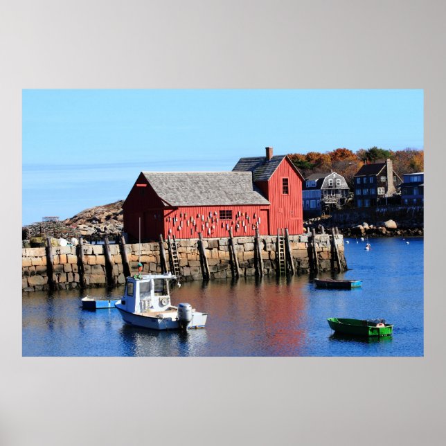 Rockport Motif Nummer 1 Poster (Vorne)