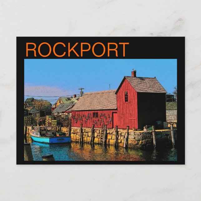 Rockport Postkarte (Vorderseite)