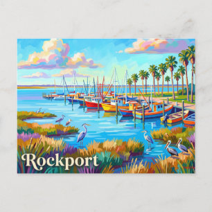 Rockport, Texas, USA Postkarte