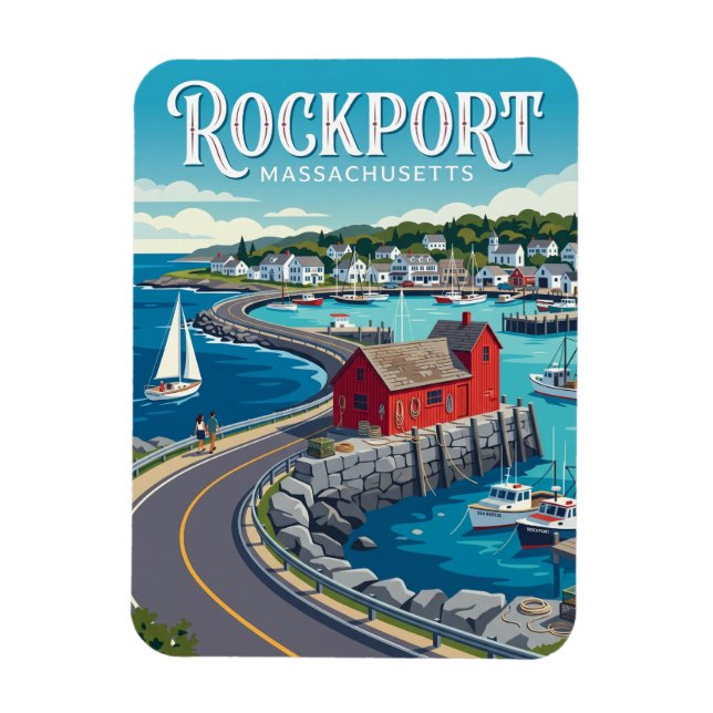 Rockport USA Magnet (Vertikal)