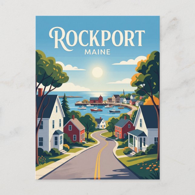 Rockport USA Postkarte (Vorderseite)