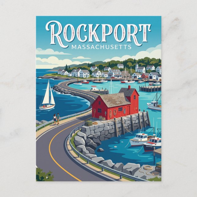 Rockport USA Postkarte (Vorderseite)