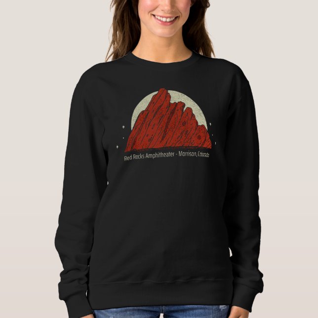 Rocks Amphitheater Morrison Colorado Sweatshirt (Vorderseite)