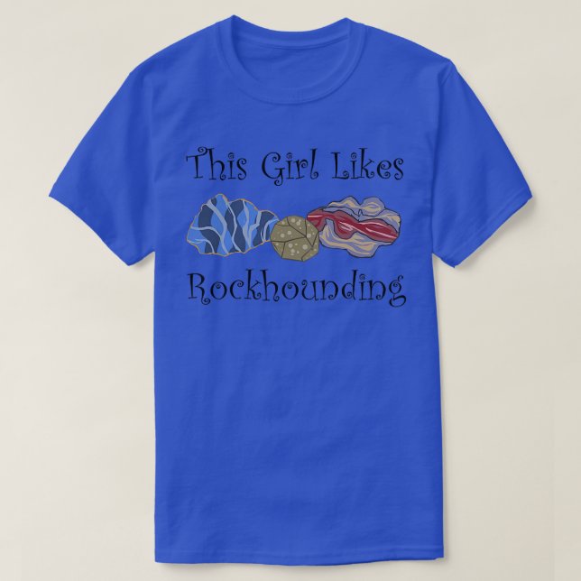 Rocks and Minerals Nature Earth Science Rockhounde T-Shirt (Design vorne)