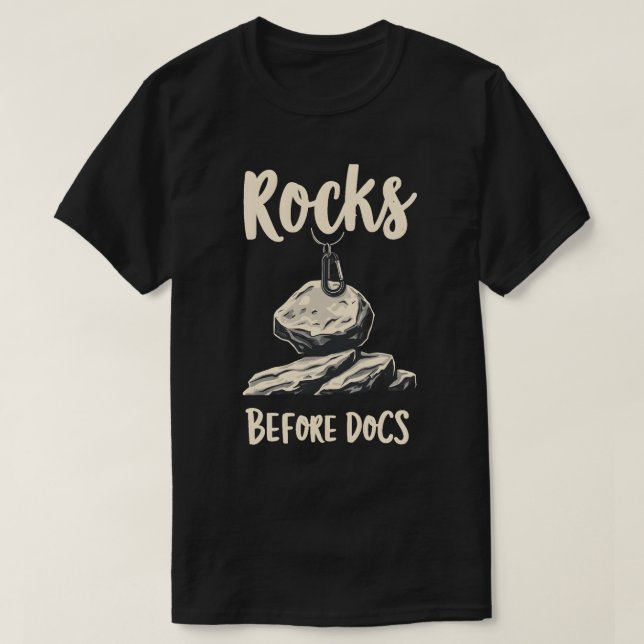 Rocks Before Docs T-Shirt (Design vorne)