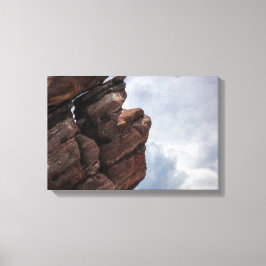 Rocks & Clouds - "Rote Felsen" Colorado Leinwanddruck