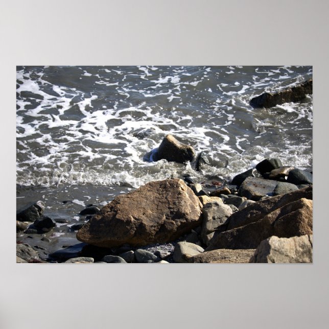 Rocks in the Ocean Poster (Vorne)
