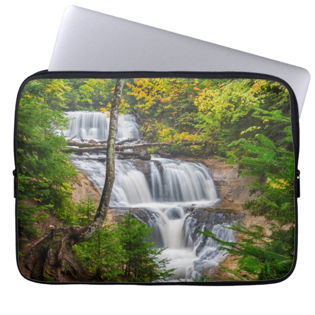 Rocks National Lakeshore, Sable Falls Laptopschutzhülle (Vorderseite)