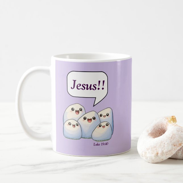 Rocks rufen seinen Namen heraus Kaffeetasse (Mit Donut)