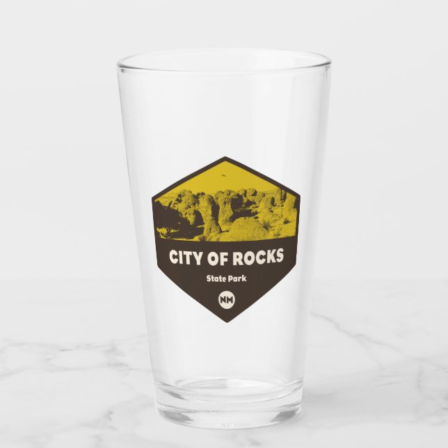 Rocks Staat Park New Mexico Glas (Vorderseite)
