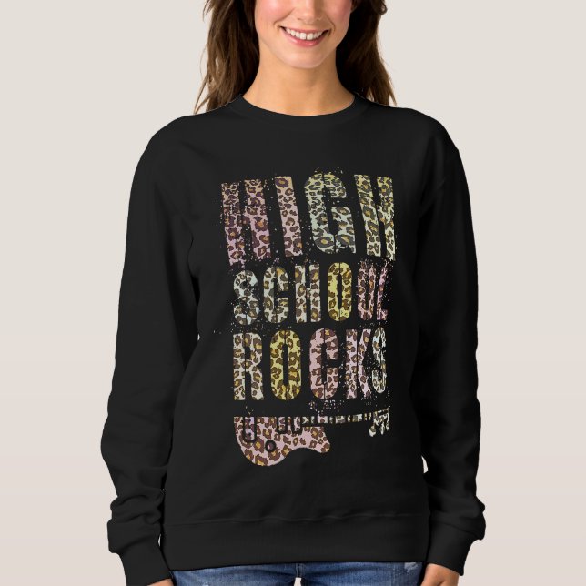 ROCKS-Studentenlehrer Rockstar-Team Ro Sweatshirt (Vorderseite)