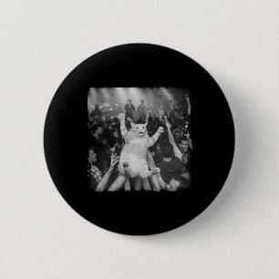 Rockshow-Katzen-Meme Lustiger Humor Tabby-Katze Me Button