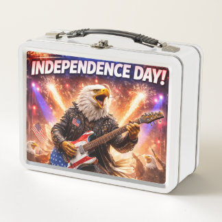 Rockstar American Eagle Unabhängigkeitstag weiß me Metall Brotdose