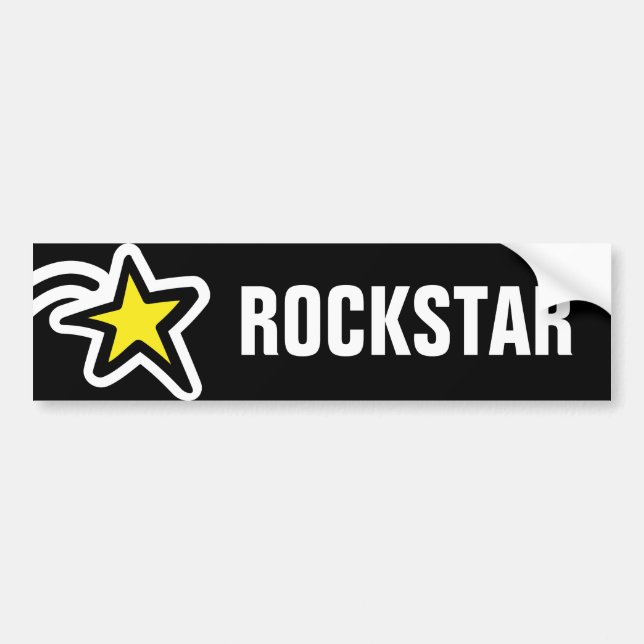 Rockstar Autoaufkleber (Vorne)