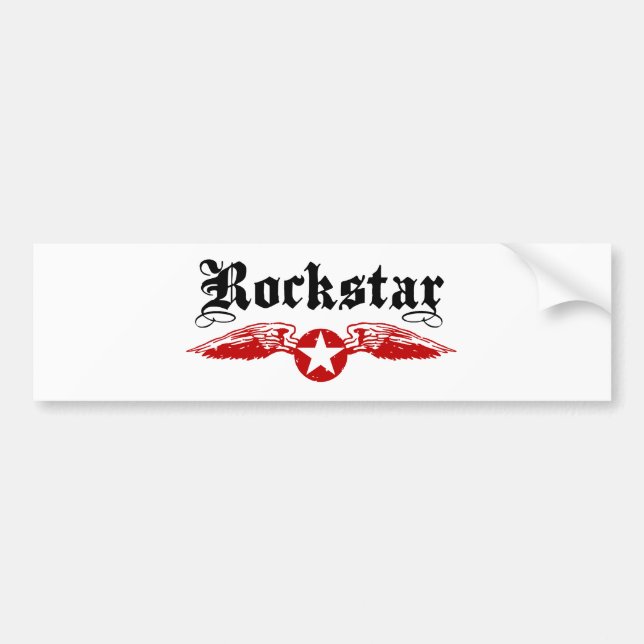 Rockstar Autoaufkleber (Vorne)
