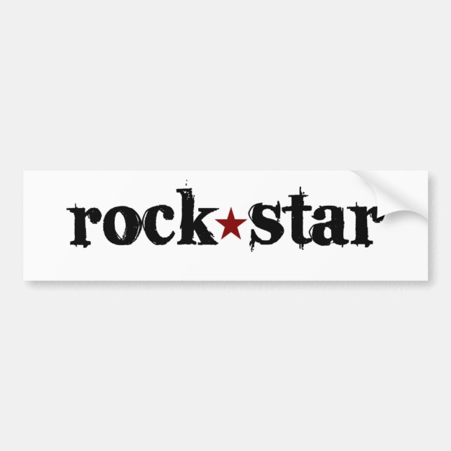 Rockstar Autoaufkleber (Vorne)