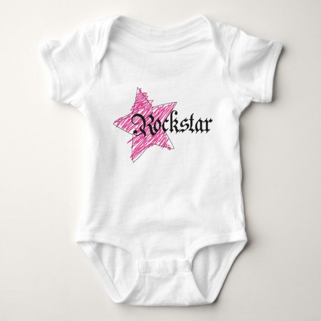 Rockstar Baby Strampler (Vorderseite)