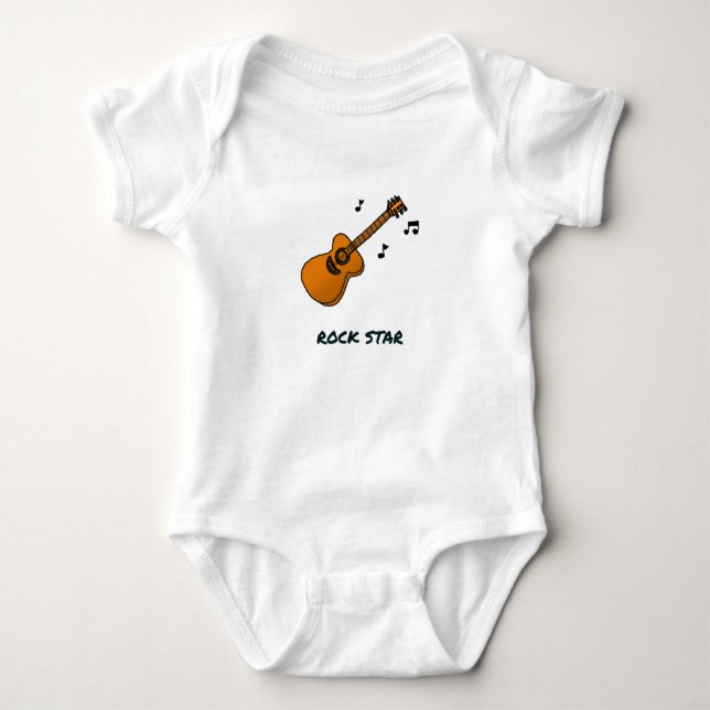 RockStar Baby Strampler (Vorderseite)