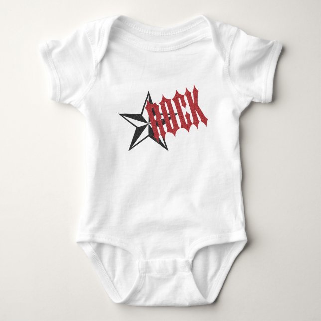 Rockstar Baby Strampler (Vorderseite)