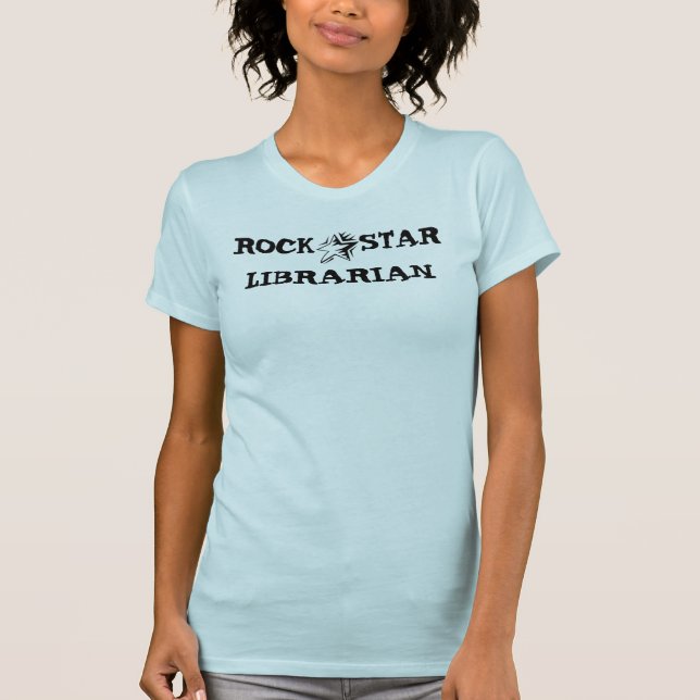 ROCKSTAR-BIBLIOTHEKAR T-Shirt (Vorderseite)
