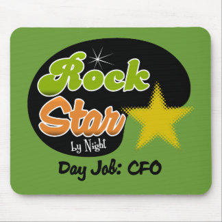 Rockstar bis zum Nacht - Tagesjob CFO Mousepad
