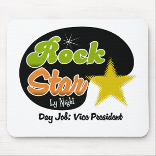 Rockstar bis zum Nacht - Tagesjob-Vizepräsident Mousepad