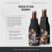 Rockstar Bunnies Dosen und Flaschen Cooler