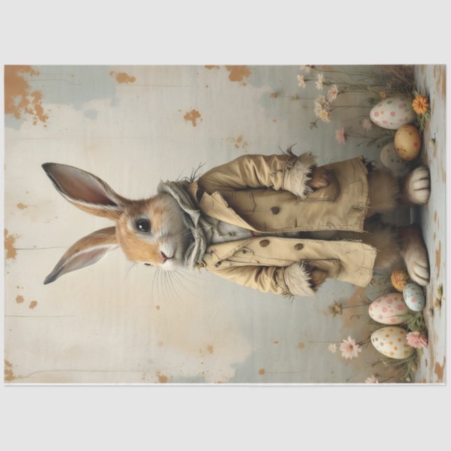 Rockstar Bunny in Tissue Seidenpapier (Vorderseite)