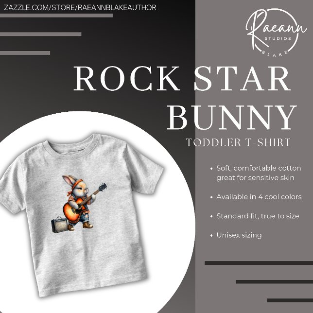 Rockstar Bunny Todler T - Shirt (Von Creator hochgeladen)