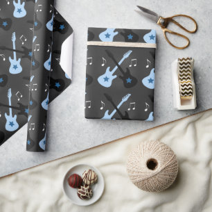 Rockstar-Gitarre Rock-a-bye-Geschenkpapier Geschenkpapier