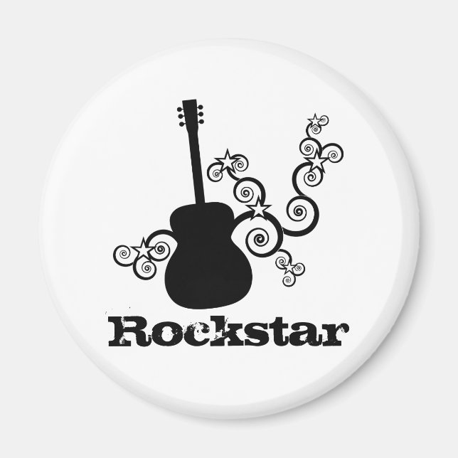 Rockstar Guitar Magnet (Vorne)