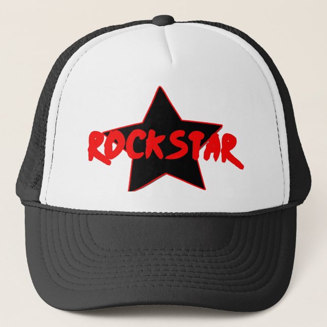 Rockstar-Hut Truckerkappe (Vorderseite)