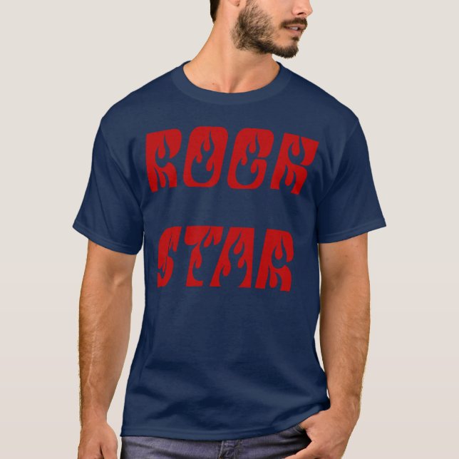 Rockstar im Trend T-Shirt (Vorderseite)