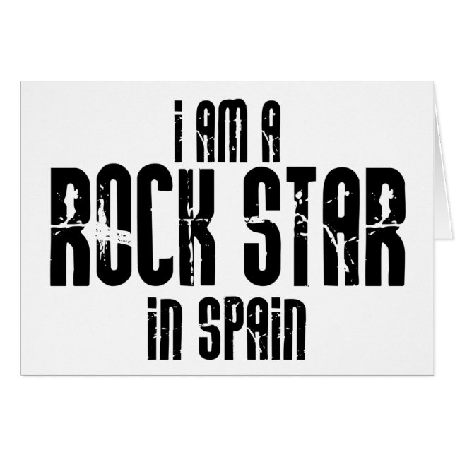 Rockstar in Spanien (Vorderseite (Horizontal))
