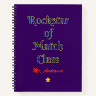 Rockstar-Klasse Notizbuch