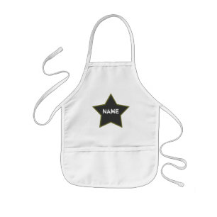Rockstar Kochs-personalisierte Schürze für Junge