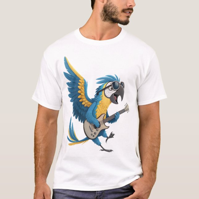 ROCKSTAR MACAW T-Shirt (Vorderseite)