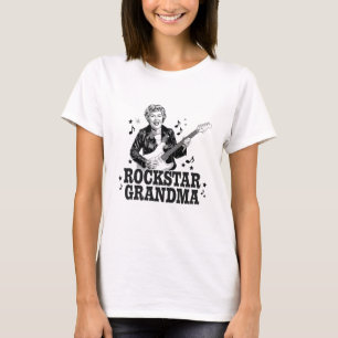 Rockstar-Oma – Lustiges und Retro-Musik-Design T-Shirt