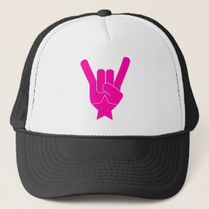 RockStar Pink-Logo Truckerkappe