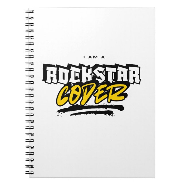 Rockstar-Programmierer-Journal Notizblock (Vorderseite)