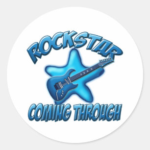 Rockstar Runder Aufkleber