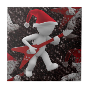 Rockstar Santa Fliese