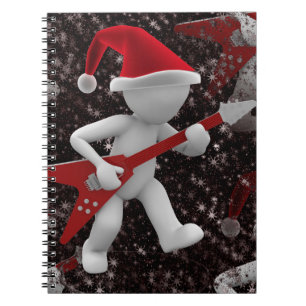 Rockstar Santa Notizblock