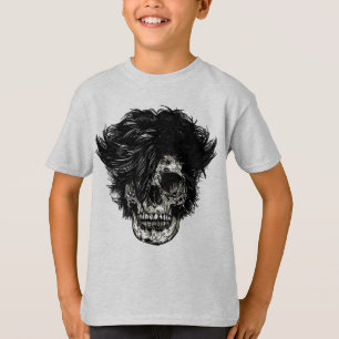 Rockstar Skull mit Wildhaar T-Shirt