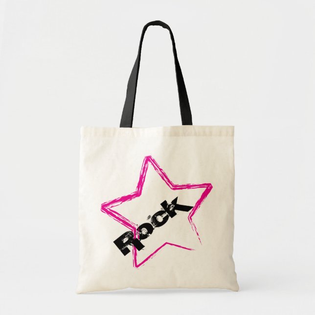 Rockstar Taschen-Tasche Tragetasche (Vorne)