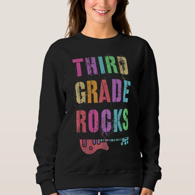 Rockstar-Team Thir, Studentenlehrer der dritten Kl Sweatshirt (Vorderseite)